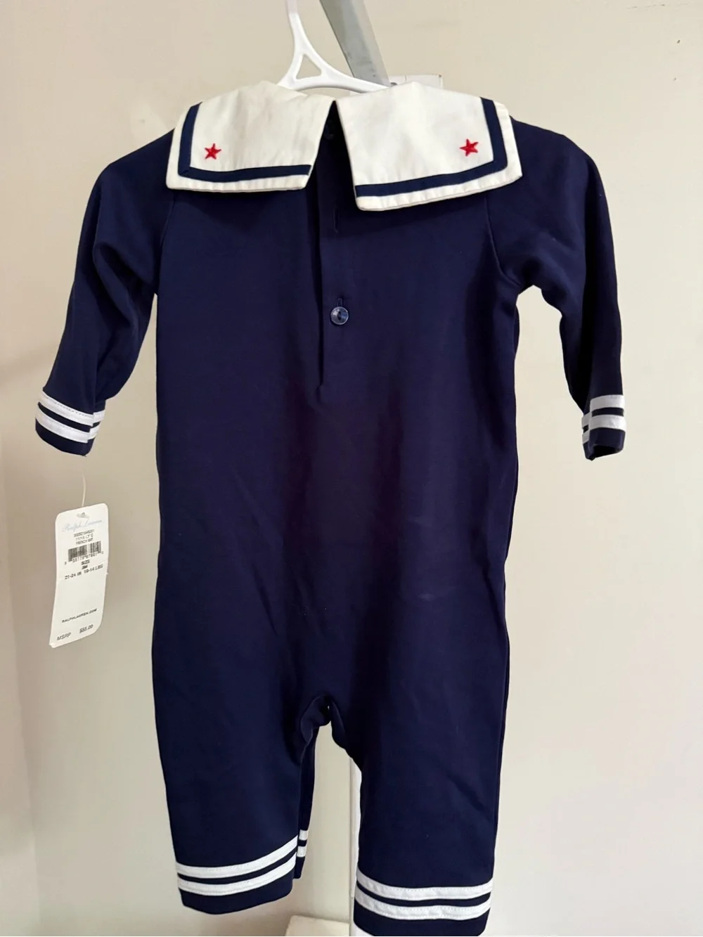 NWT Ralph Lauren Sailor Romper
